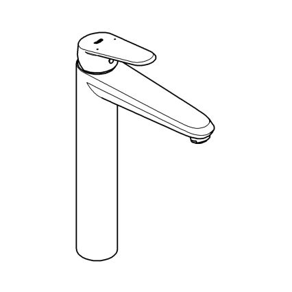 GROHE 23432000 - Wastafelkraan EURODISC COSMOPOLITAN maat XL, chroom