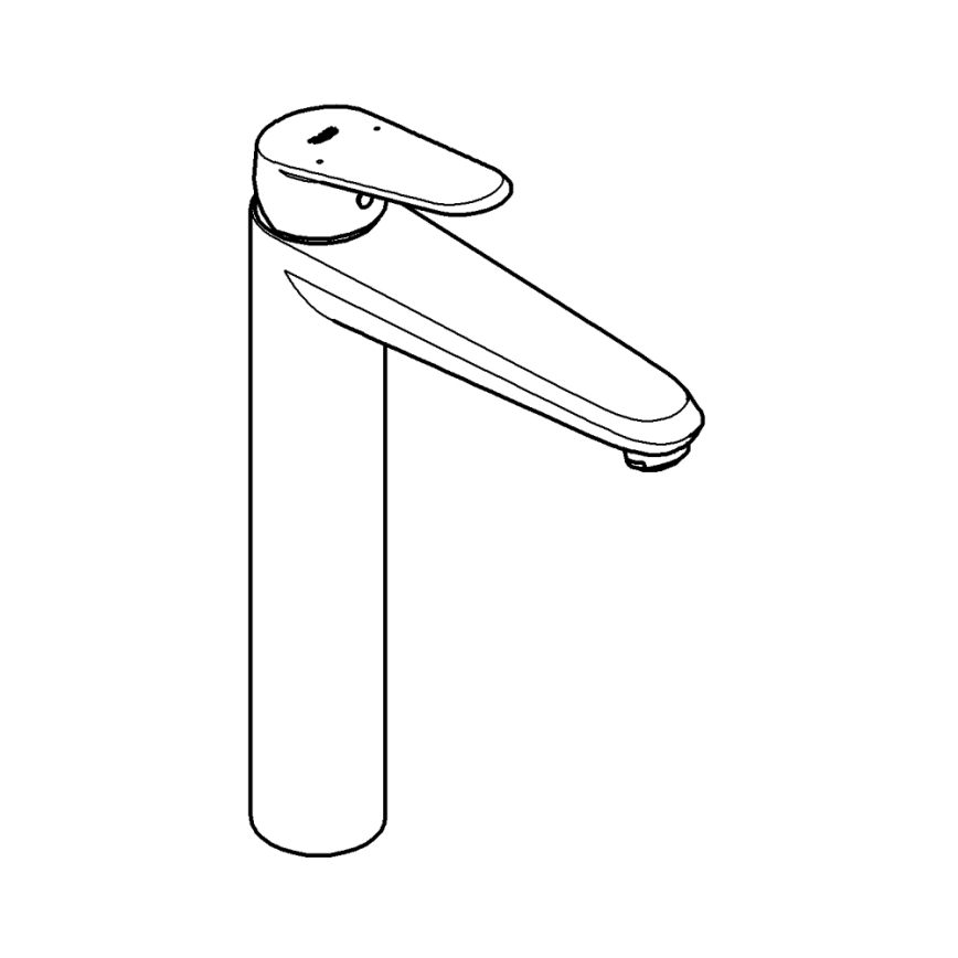 GROHE 23432000 - Wastafelkraan EURODISC COSMOPOLITAN maat XL, chroom