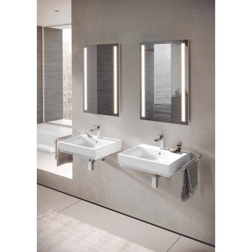 GROHE 23445000 - EUROCUBE wastafelkraan maat M, glanzend chroom