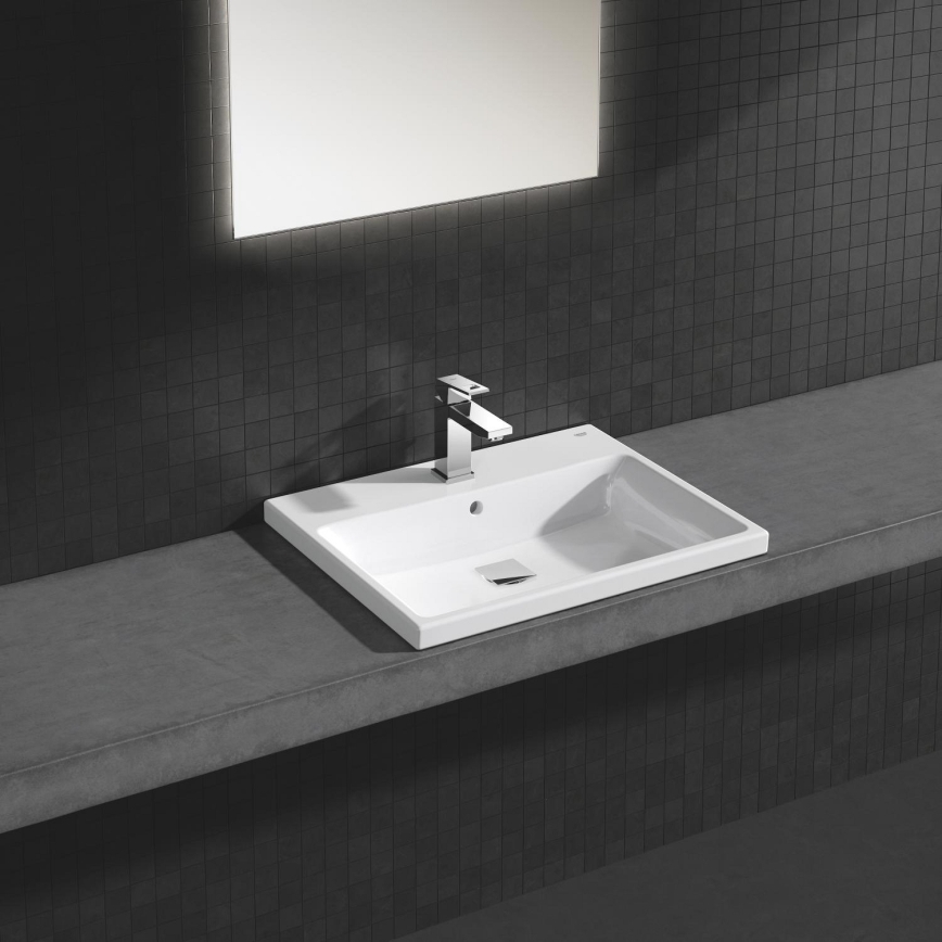 GROHE 23445000 - EUROCUBE wastafelkraan maat M, glanzend chroom