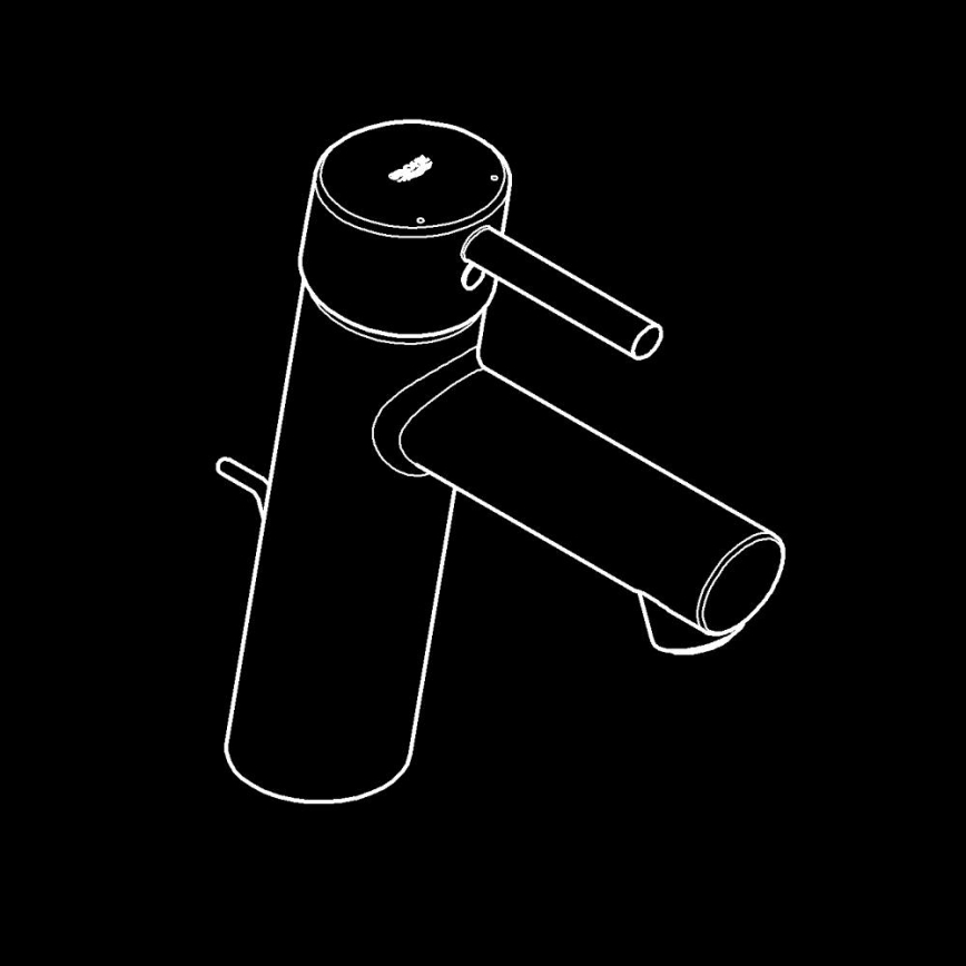 GROHE 23450001 - Wastafelmengkraan CONCETTO M glanzend chroom