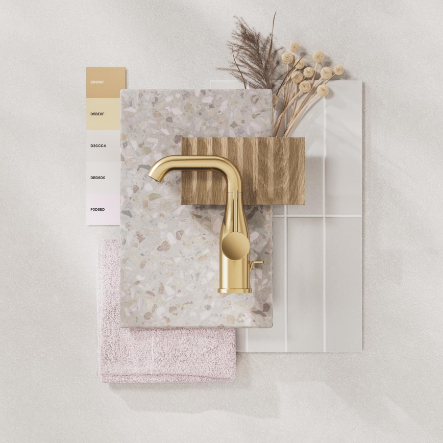 GROHE 23462GN1 - Wastafelmengkraan ESSENCE DN 15 maat M, goudkleurig