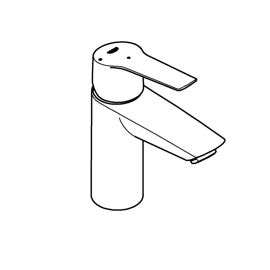 GROHE 23551002 - Wastafelkraan START maat S glanzend chroom