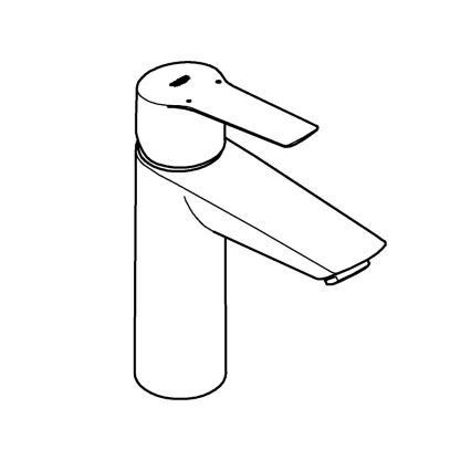 GROHE 235752432 - START wastafelkraan 192 mm zwart