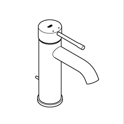 GROHE 23589001 - Wastafelmengkraan ESSENCE maat S glanzend chroom