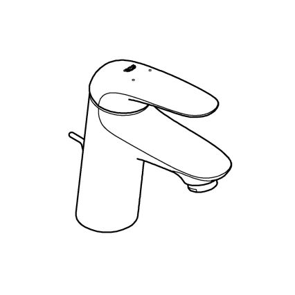 GROHE 23707003 - Wastafelkraan EUROSTYLE 163 mm glanzend chroom