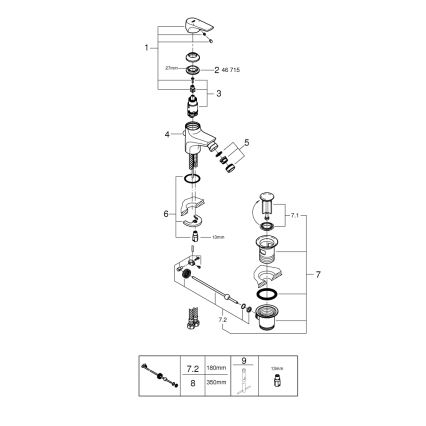 GROHE 23770000 - START FLOW bidetkraan, glanzend chroom