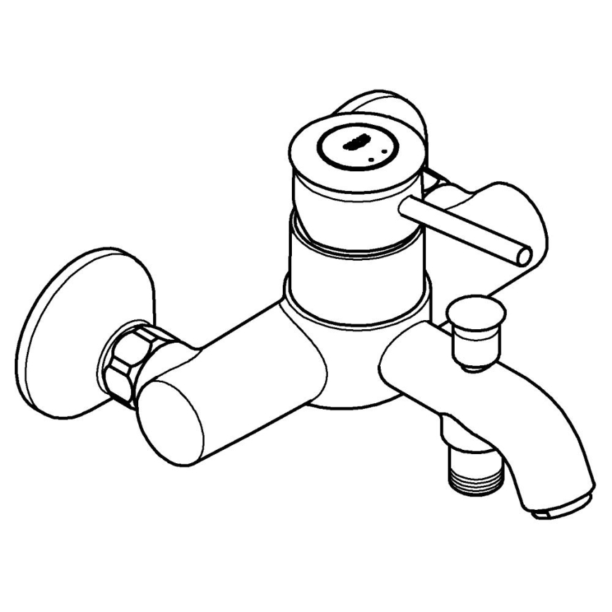 GROHE 23787000 - Badmengkraan START CLASSIC DN 15, glanzend chroom