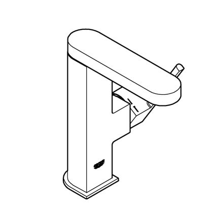 GROHE 23872003 - Wastafelmengkraan PLUS M glanzend chroom