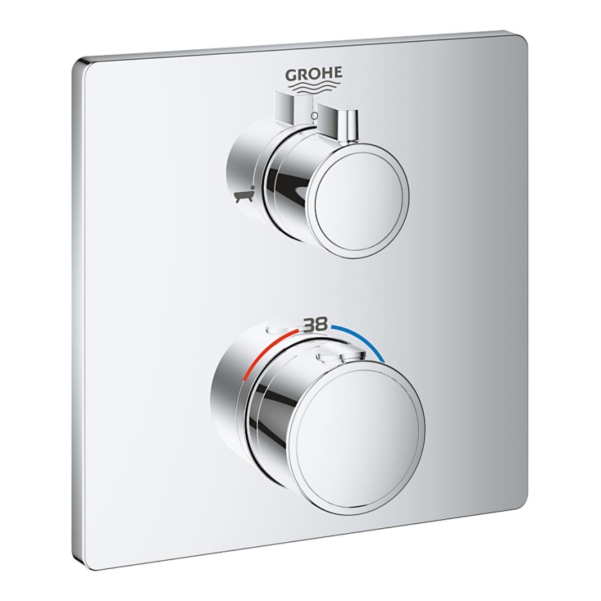 GROHE 24080000 - GROHTHERM thermostatische badkraan, glanzend chroom