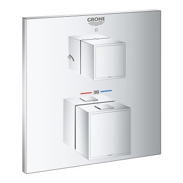 GROHE 24154000 - Thermostatische mengkraan GROHTHERM CUBE glanzend chroom
