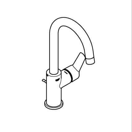 GROHE 24203002 - START wastafelkraan, maat L, glanzend chroom