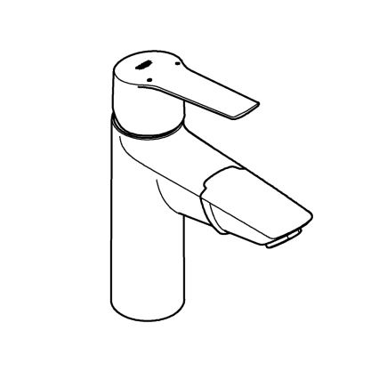 GROHE 24205003 - Wastafelkraan START DN 15 maat M glanzend chroom