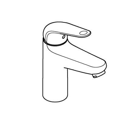 GROHE 24329001 - Wastafelkraan SWIFT DN 15 glanzend chroom