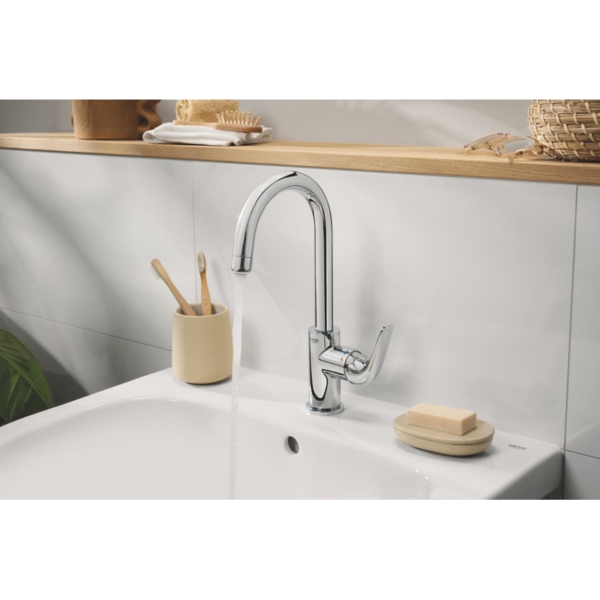 GROHE 24330001 - Wastafelkraan EUROSMART maat L glanzend chroom