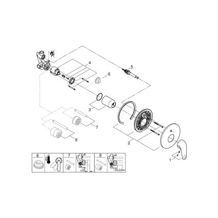 GROHE 24336001 - Badmengkraan SWIFT DN 15 glanzend chroom
