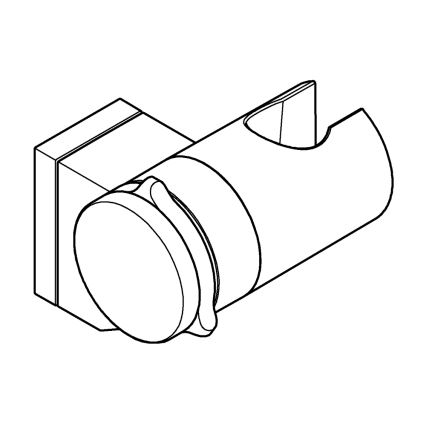 GROHE 26183001 - Wandhouder voor handdouche VITALIO UNIVERSAL glanzend chroom