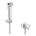 GROHE 26357000 - Wandset met hoekstopkraan, glanzend chroom