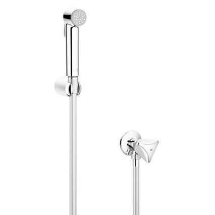 GROHE 26357000 - Wandset met hoekstopkraan, glanzend chroom