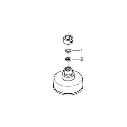 GROHE 26366001 - RAINSHOWER hoofddouche 210 mm, glanzend chroom