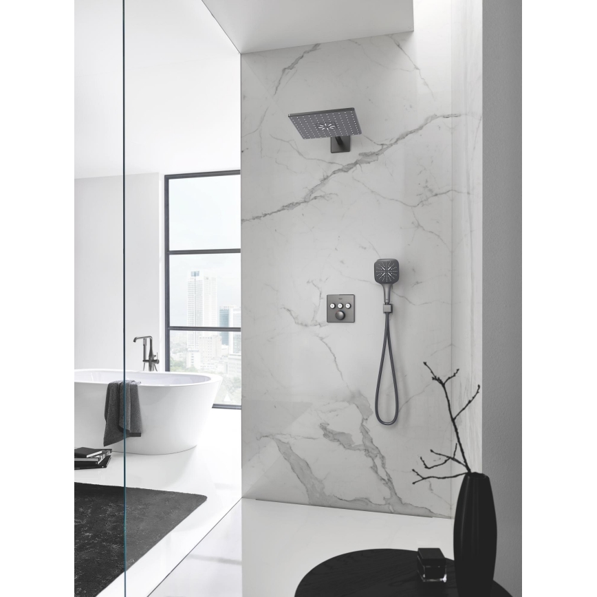 GROHE 26370AL0 - Wandbocht EUPHORIA CUBE DN 15 grafiet