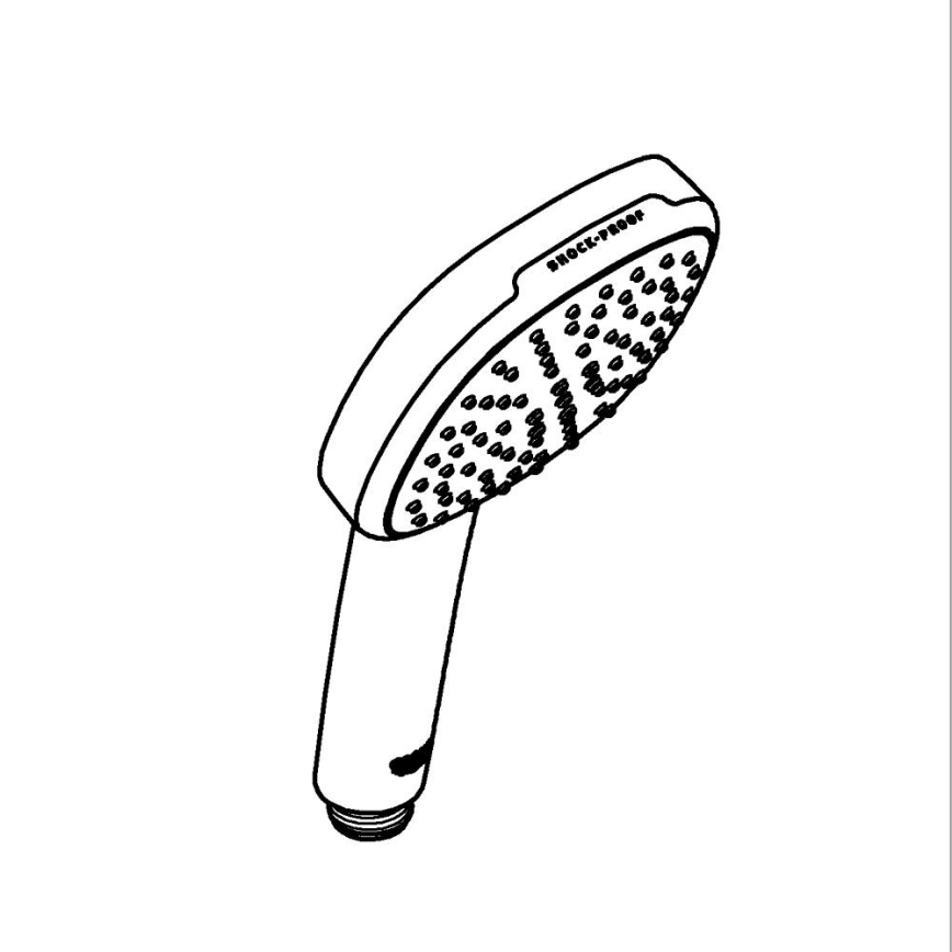 GROHE 263972431 - Handdouche VITALIO COMFORT 110 162 × 110 mm zwart