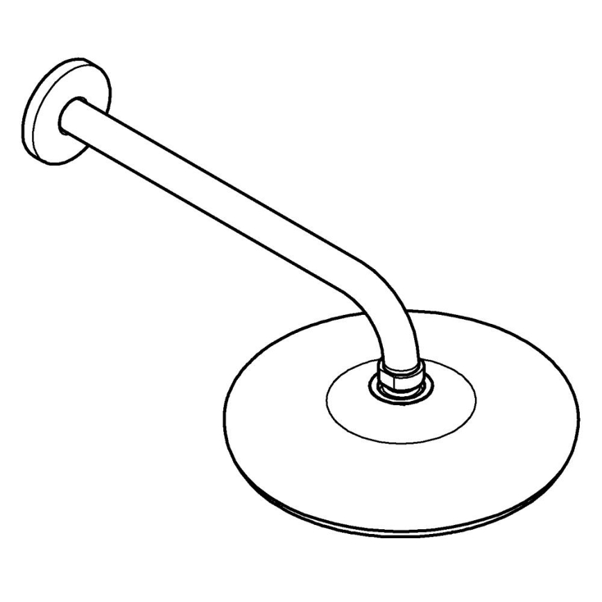 GROHE 26412000 - Hoofddouche TEMPESTA 210 286 mm glanzend chroom