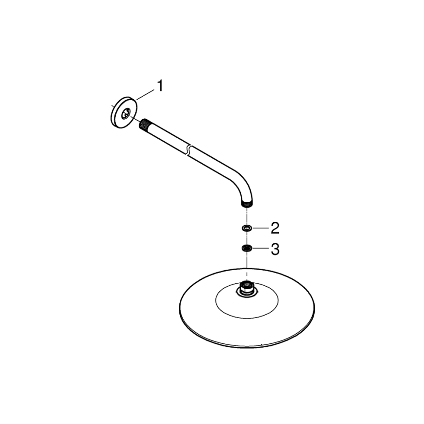 GROHE 26459000 - Hoofddouche EUPHORIA 260 380 mm glanzend chroom
