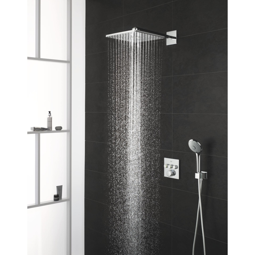 GROHE 26479000 - Hoofddouche RAINSHOWER SMARTACTIVE 310 CUBE glanzend chroom