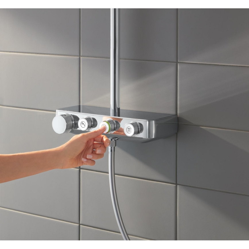 GROHE 26508000 - Douchesysteem EUPHORIA SMARTCONTROL 310 CUBE, glanzend chroom