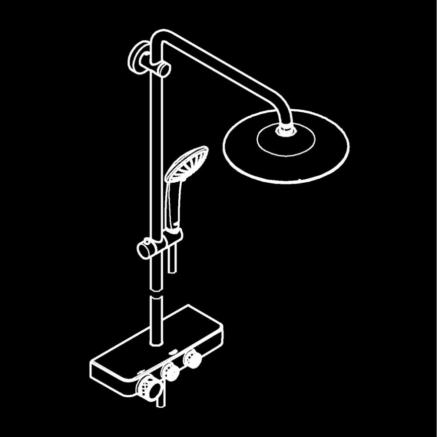 GROHE 26509000 - Douchesysteem EUPHORIA SMARTCONTROL 260 mm glanzend chroom