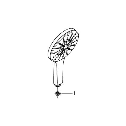GROHE 26544000 - Handdouche RAINSHOWER SMARTACTIVE 130 mm glanzend chroom