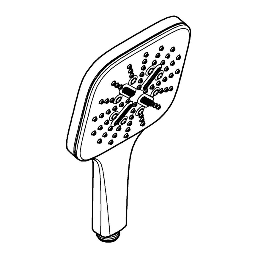 GROHE 26550000 - Handdouche RAINSHOWER SMARTACTIVE 130 CUBE glanzend chroom