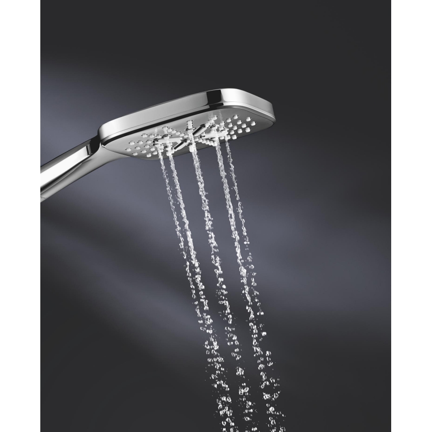 GROHE 26550000 - Handdouche RAINSHOWER SMARTACTIVE 130 CUBE glanzend chroom
