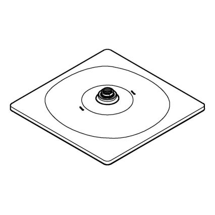 GROHE 26568000 - Hoofddouche RAINSHOWER MONO 310 CUBE 310 × 310 mm chroom