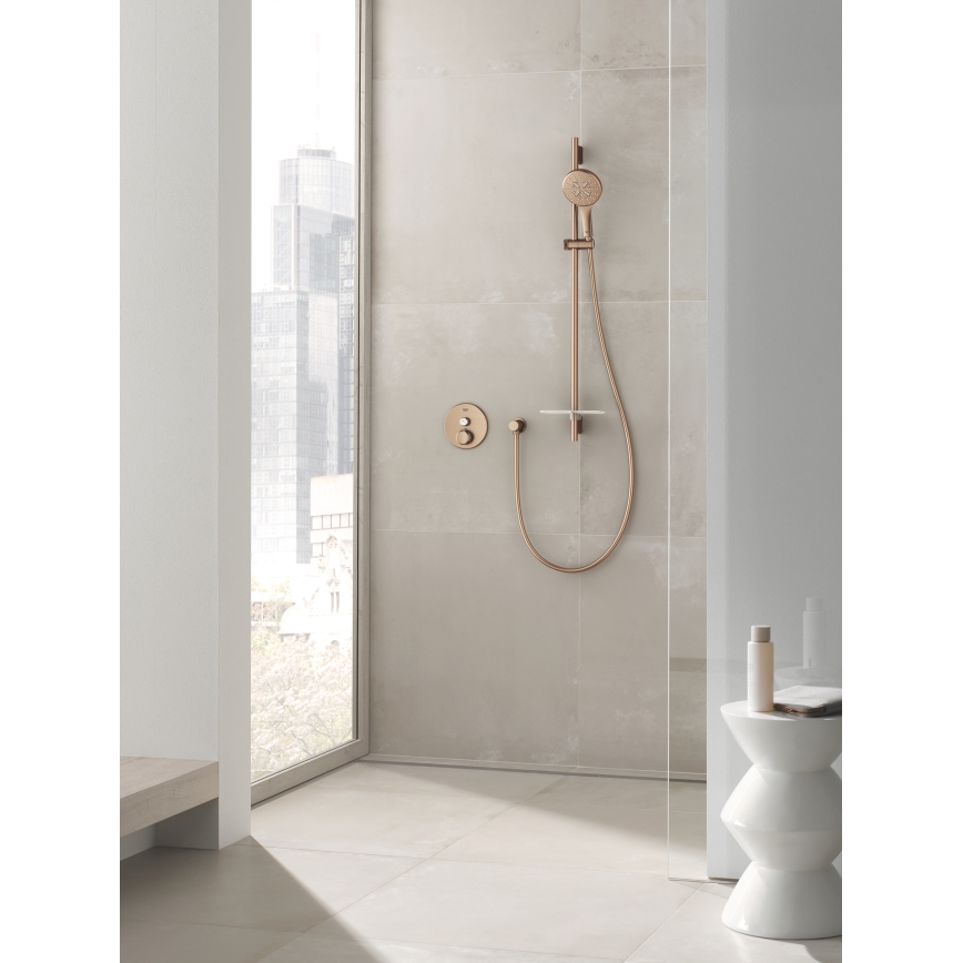 GROHE 26574DL0 - Handdouche RAINSHOWER SMARTACTIVE 130 mm geborsteld koper