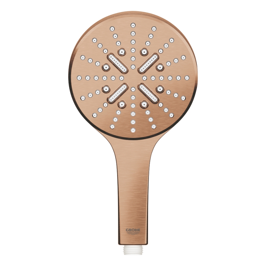 GROHE 26574DL0 - Handdouche RAINSHOWER SMARTACTIVE 130 mm geborsteld koper