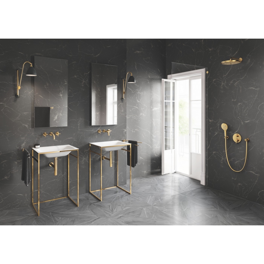 GROHE 26574GL0 - Handdouche RAINSHOWER SMARTACTIVE 130 mm goud