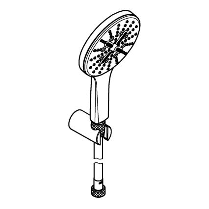 GROHE 26581000 - Doucheset RAINSHOWER SMARTACTIVE 130 1500 mm chroom