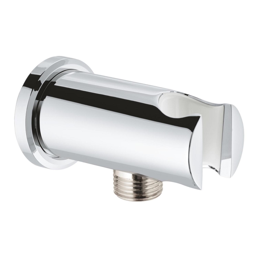 GROHE 26658000 - Wandaansluiting met geïntegreerde handdouchehouder O 48 mm chroom