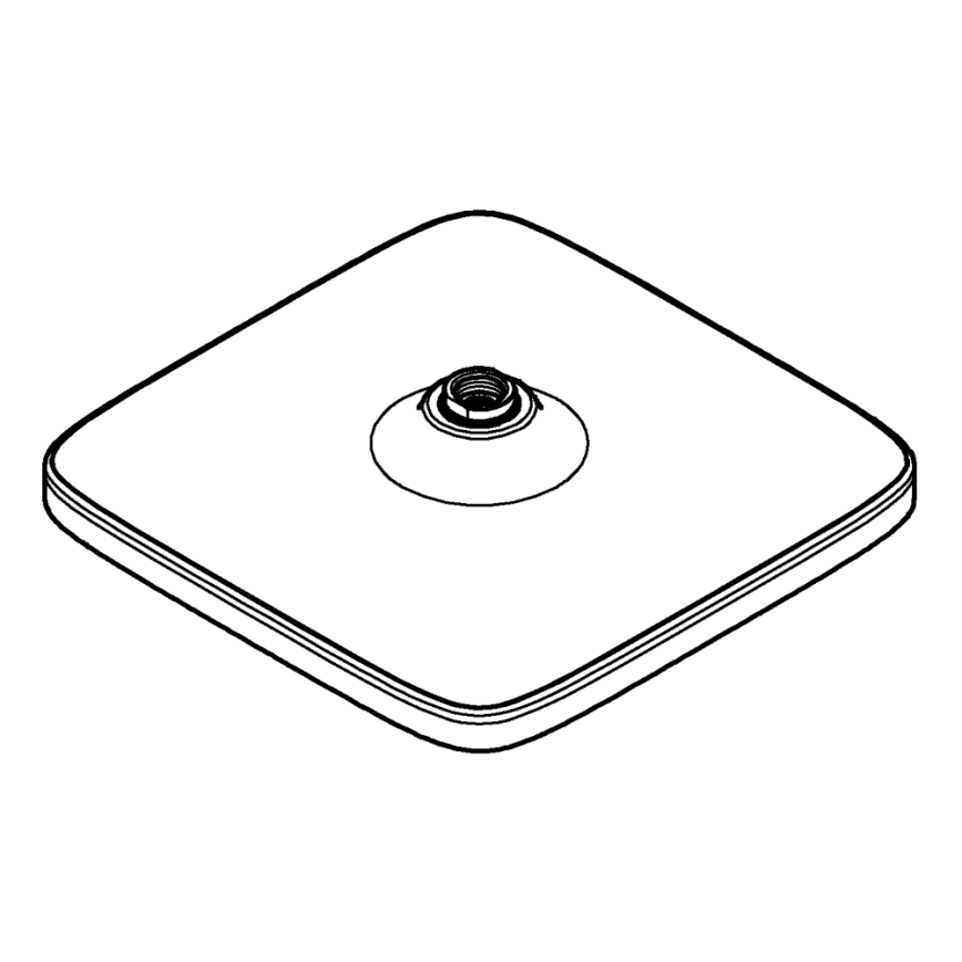 GROHE 26695000 - Hoofddouche VITALIO COMFORT 250 × 250 mm glanzend chroom