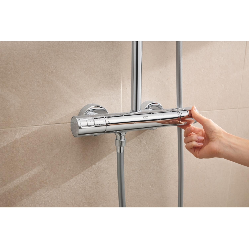 GROHE 26696001 - Douchesysteem VITALIO COMFORT 250 250 × 250 mm glanzend chroom