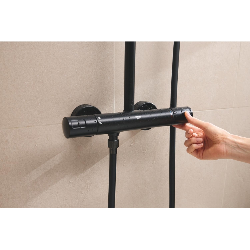 GROHE 266962431 - Douchesysteem VITALIO COMFORT 250 250 × 250 mm zwart