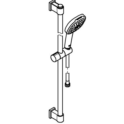 GROHE 26931001 - Doucheset VITALIO COMFORT 110 900 mm glanzend chroom