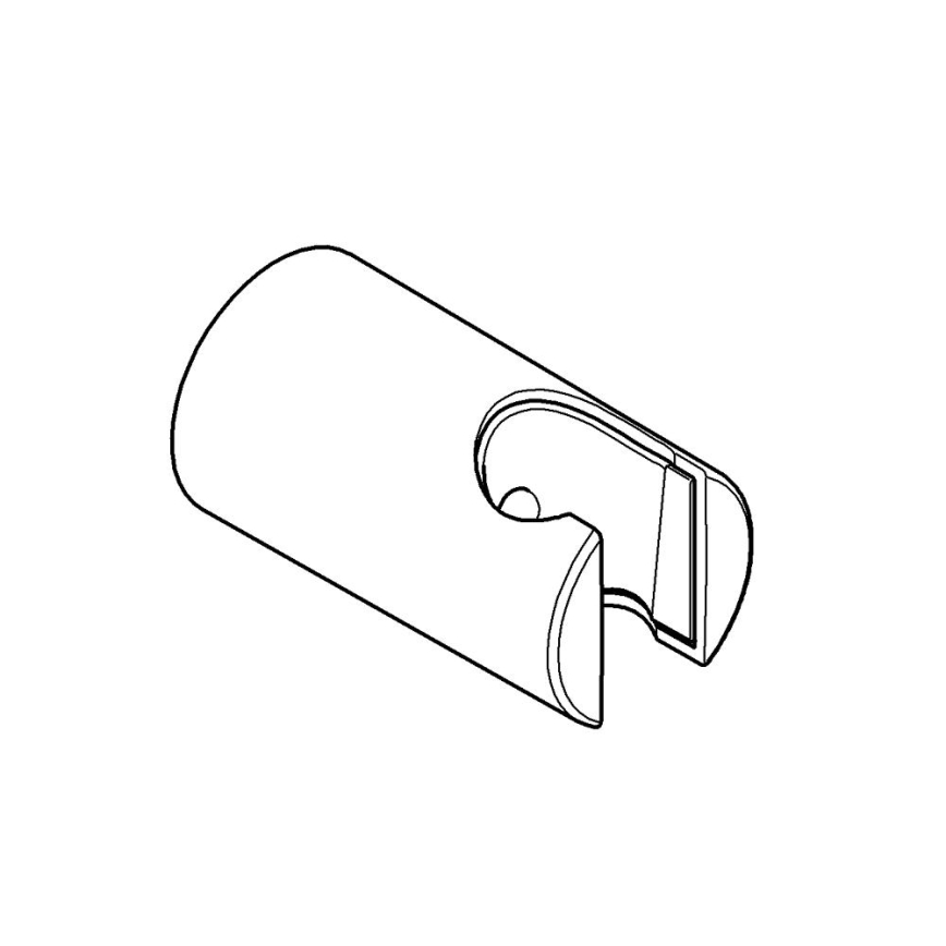 GROHE 27056000 - Wandhouder voor RAINSHOWER, glanzend chroom