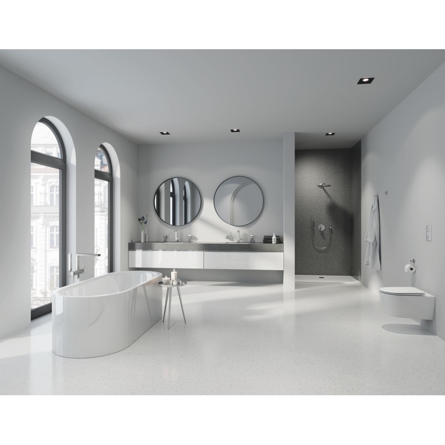 GROHE 27057DC0 - Wandbocht RAINSHOWER DN 15, roestvrij staal