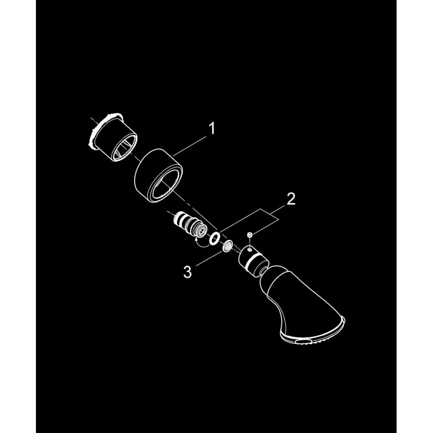 GROHE 27062000 - Hoofddouche RELEXA 100 Five 95 mm glanzend chroom