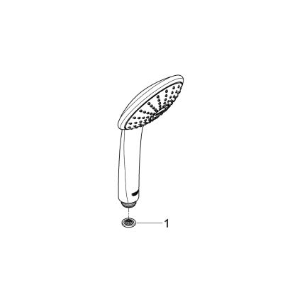 GROHE 27265000 - Handdouche RAINSHOWER 130, glanzend chroom