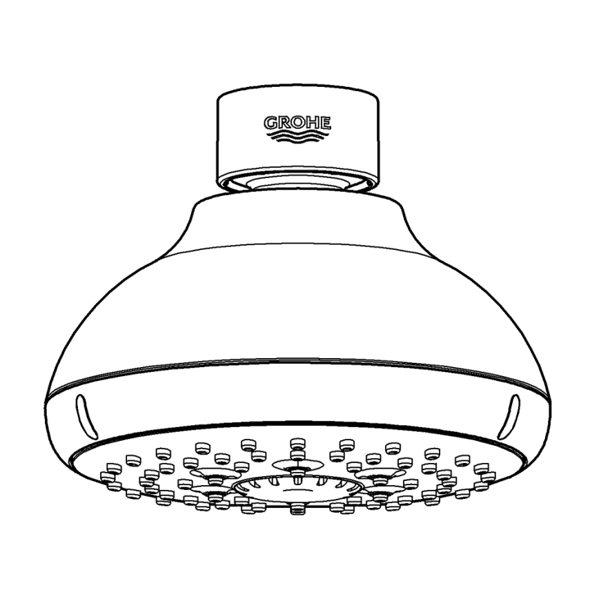 GROHE 27606001 - Hoofddouche NEW TEMPESTA 100 100 mm glanzend chroom