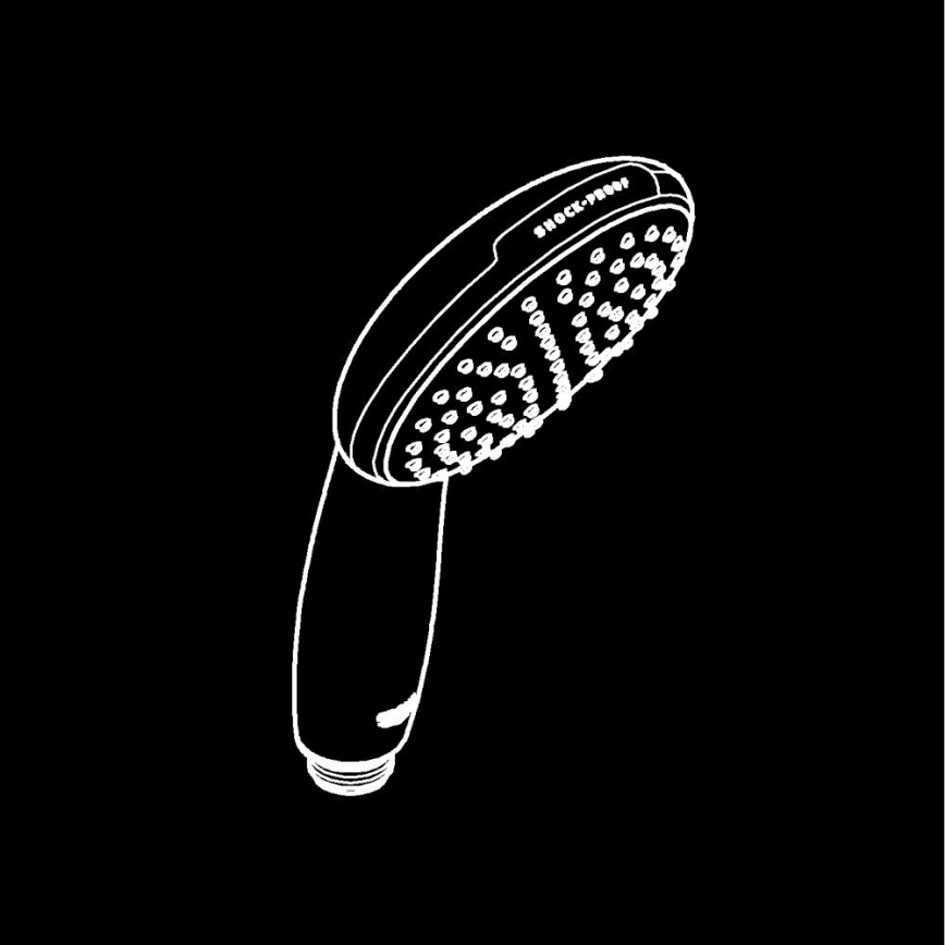 GROHE 27940001 - VITALIO START 110 handdouche, glanzend chroom